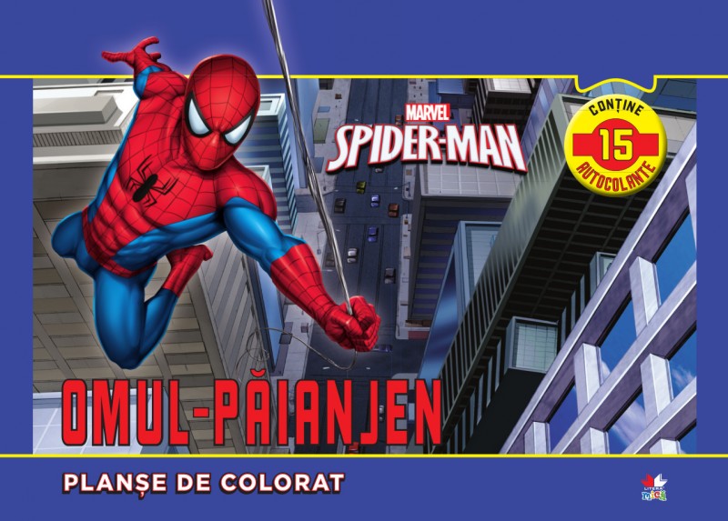 Spider-Man. Planse de colorat