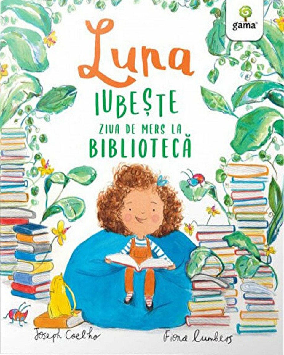 Luna iubește ziua de mers la bibliotecă