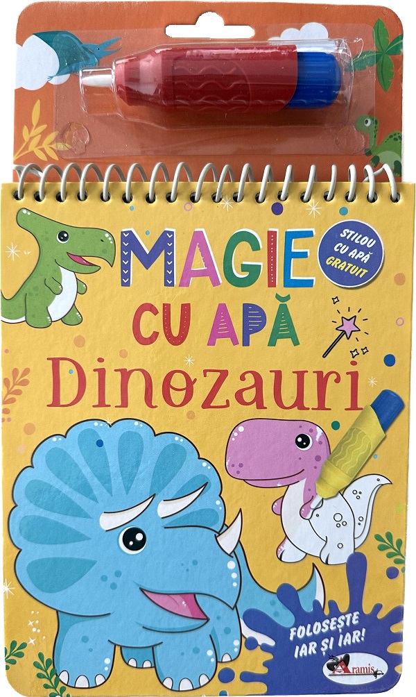 Magie cu apa. Dinozauri