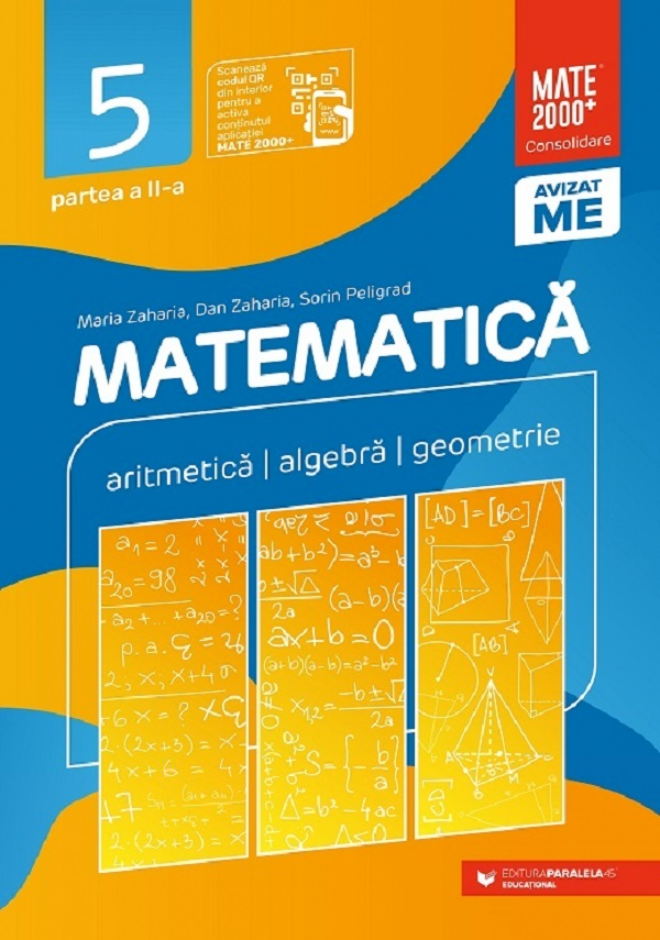 Matematica. Aritmetica, algebra, geometrie. Clasa a V-a. Consolidare. Partea a II-a