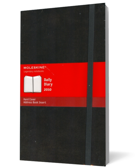 Moleskine. Daily Diary 2010. Black hard cover - Large