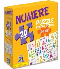 Numere - Puzzle pentru podea + Plansa numere