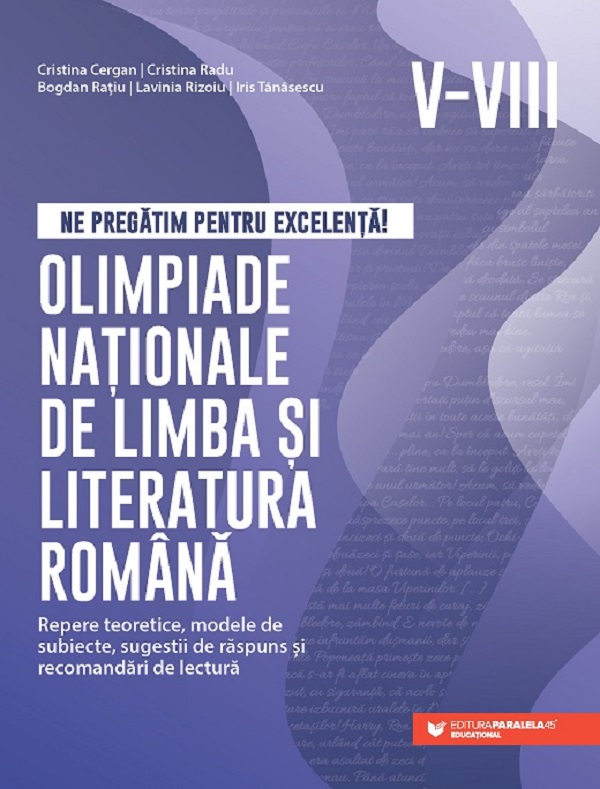 Olimpiade nationale de limba si literatura romana. Clasele 5-8
