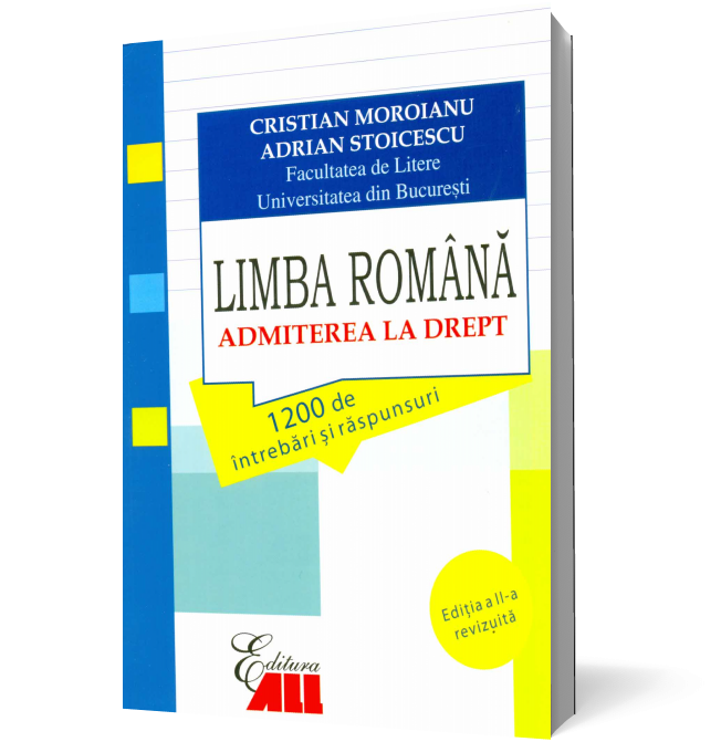 Limba română. Admiterea la drept