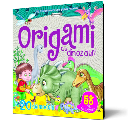 Origami cu dinozauri