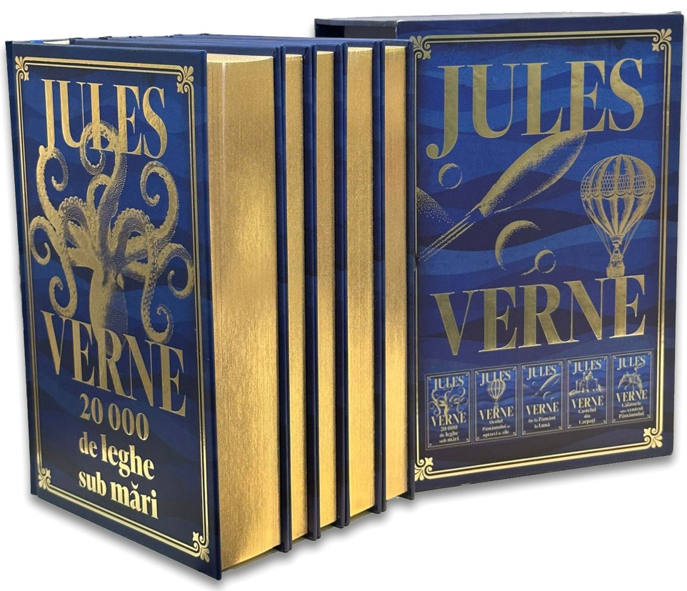 Pachet Jules Verne. Editie de colectie (5 carti)