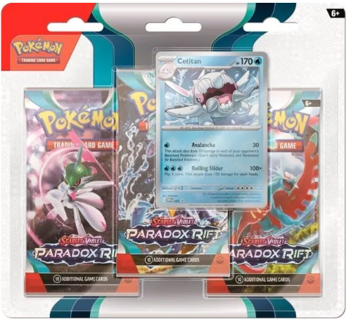 Pokemon TCG SV04 - 3 Blister Booster PCI85403