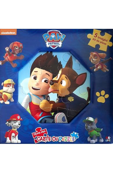 Paw Patrol - Prima mea carte cu puzzle