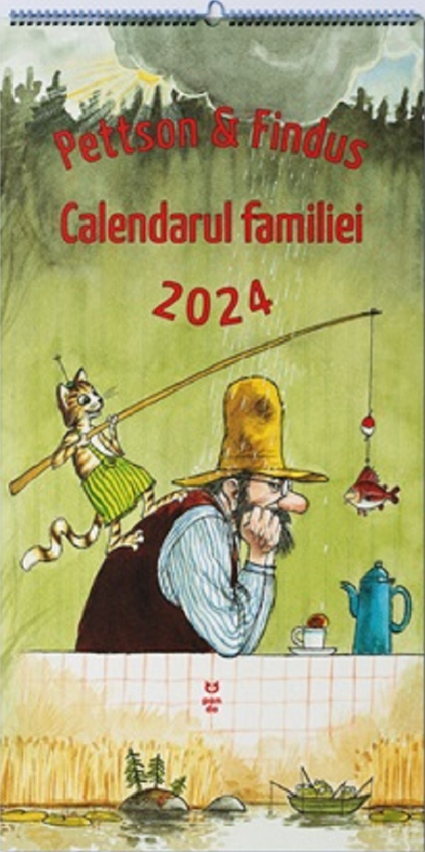 Pettson si Findus. Calendarul familiei 2024