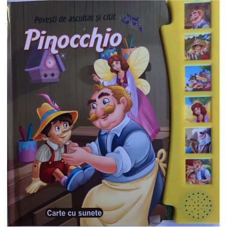 Pinocchio - Carte cu sunete