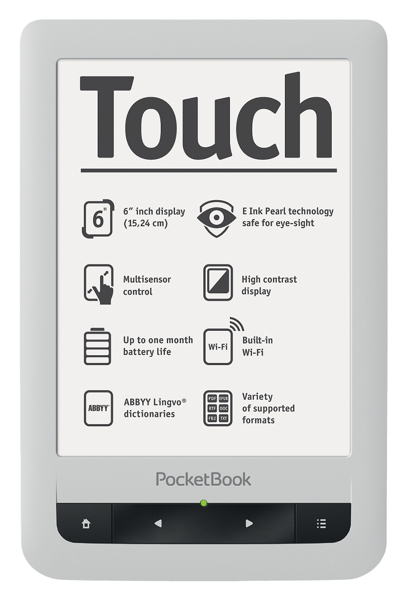 PocketBook Touch 622, black&white