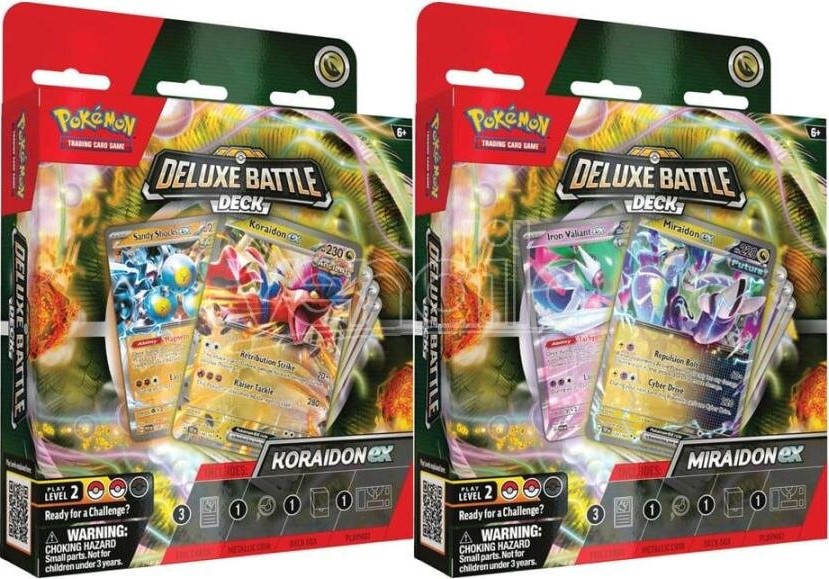 Pokemon TCG: Miraidon ex & Koraidon ex Deluxe Battle Deck