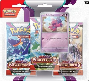 Pokemon TCG: SV02 - 3 Blister Booster