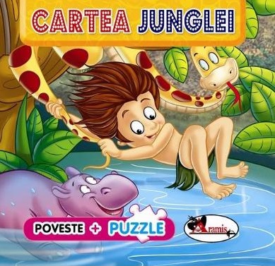 Poveste + Puzzle: Cartea junglei