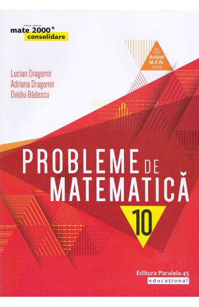 Probleme de matematica - Clasa 10 - Consolidare