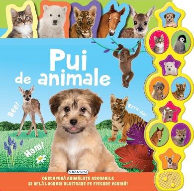 Pui de animale. Carte cu sunete