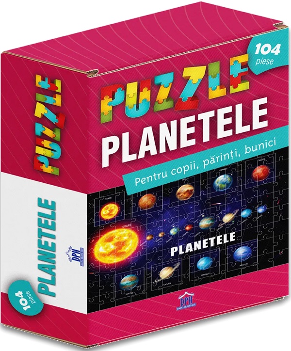 Planetele. Puzzle 104 piese