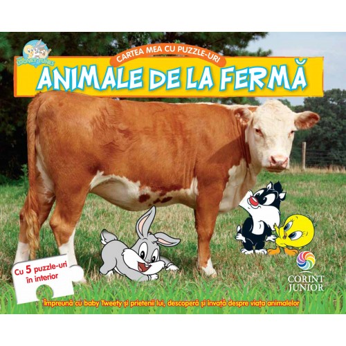 Animale de la ferma. Cartea mea cu puzzle-uri (Baby Looney Tunes)