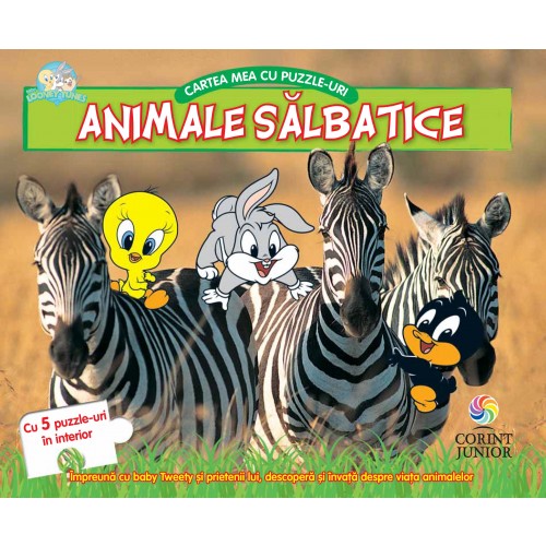 Animale salbatice. Cartea mea cu puzzle-uri (Baby Looney Tunes)