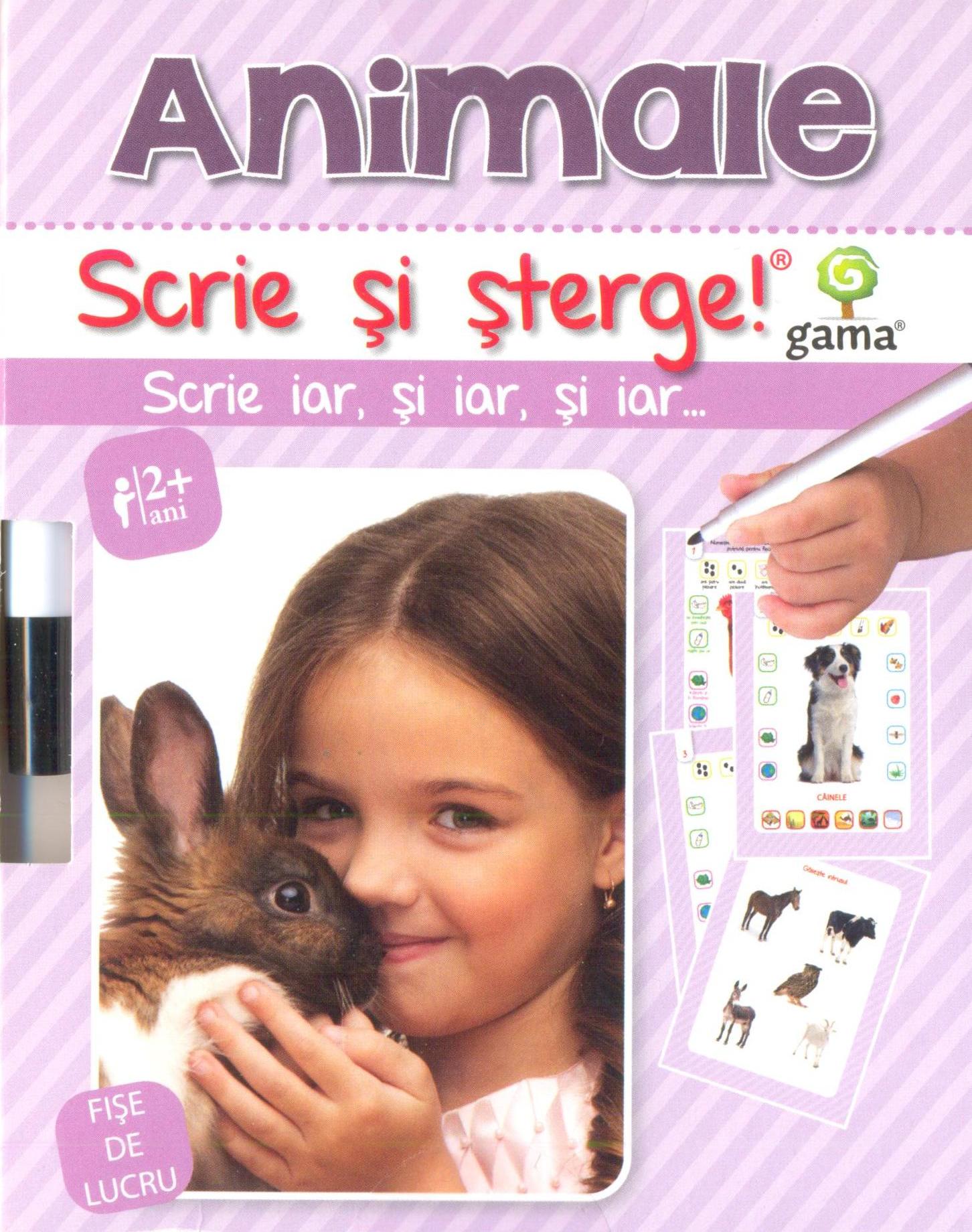 Animale. Junior. Scrie si sterge!