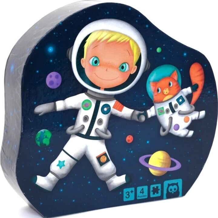 Puzzle progresiv 4 in 1 - Micul astronaut