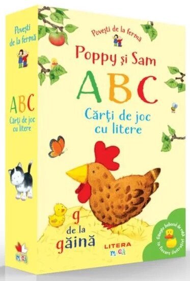 Povesti de la ferma. Poppy si Sam. ABC. Carti de joc cu litere