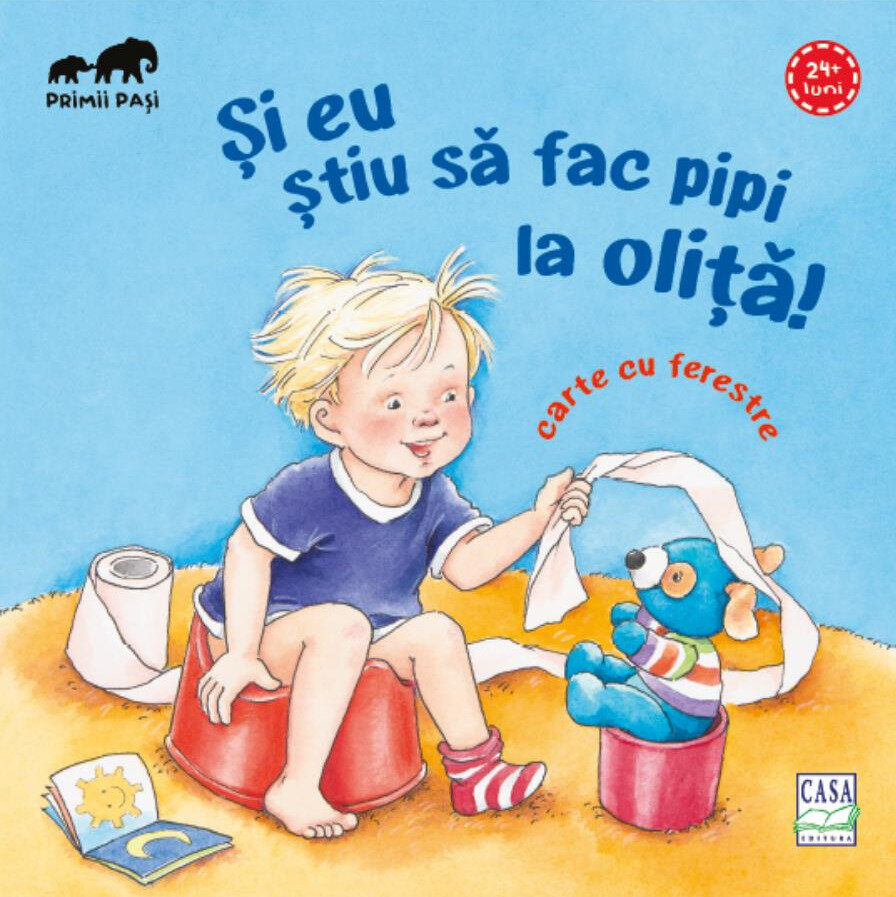 Și eu știu să fac pipi la oliță!