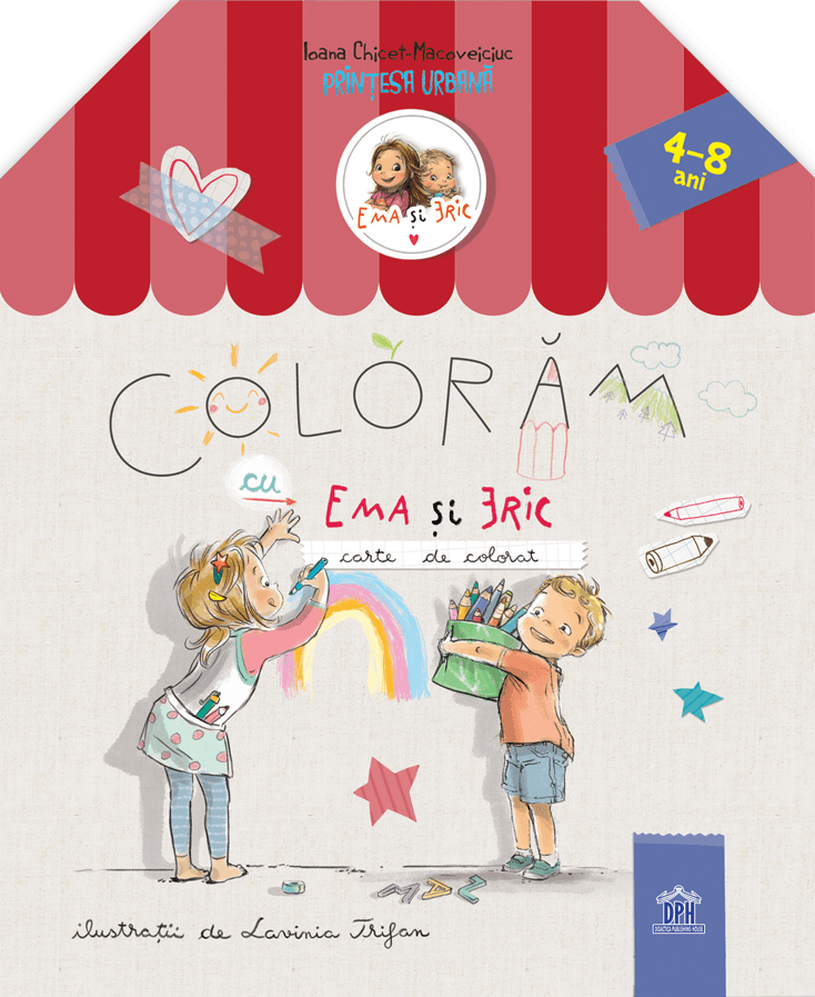 Coloram cu Ema si Eric: Carte de colorat