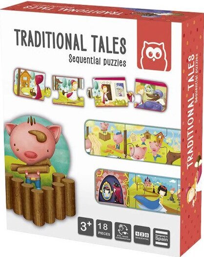 Puzzle educativ Montessori: Povesti traditionale