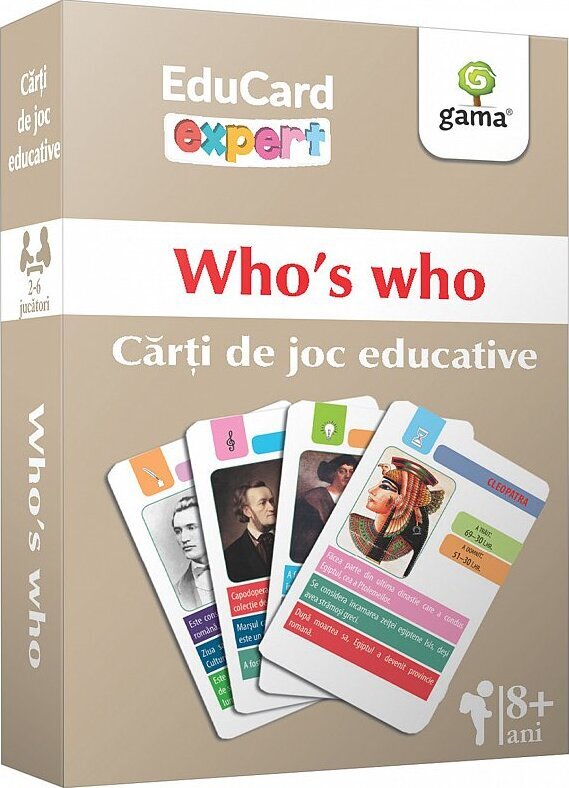 Who\'s who - Carti de joc educative