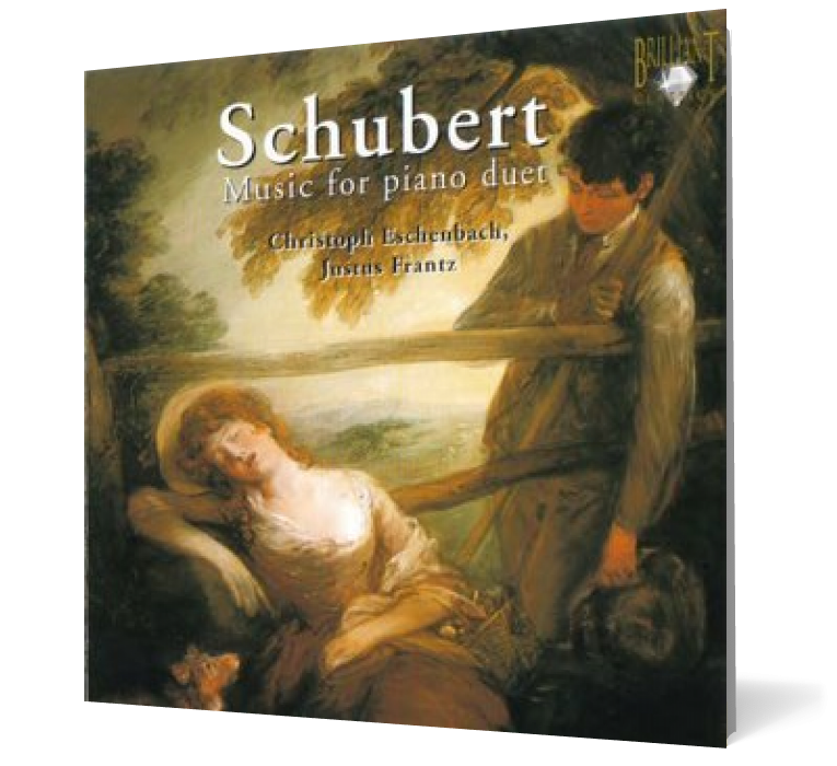 Schubert - music for piano duet/4 hands -Christoph Eschenbach & Justus Frantz