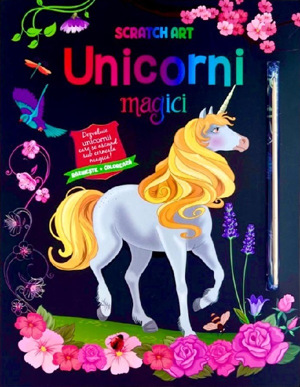 Scratch Art. Unicorni magici