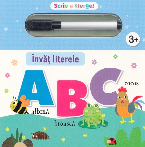 Scrie si sterge! Invat literele ABC