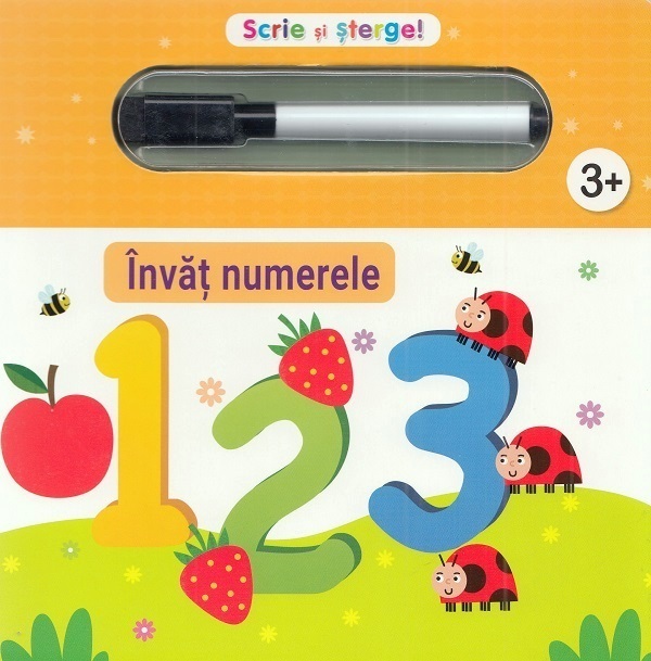 Scrie si sterge! Invat numerele 123