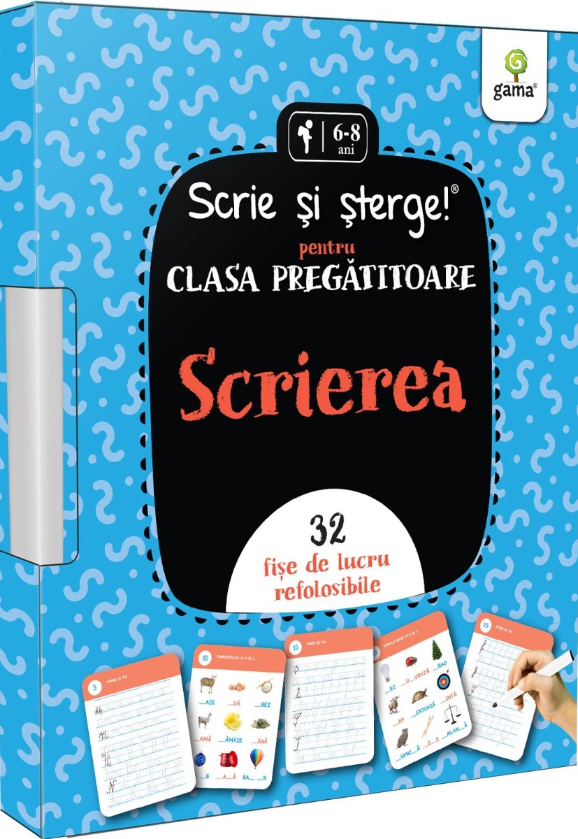 Scrierea. Pentru clasa pregatitoare. Scrie si sterge