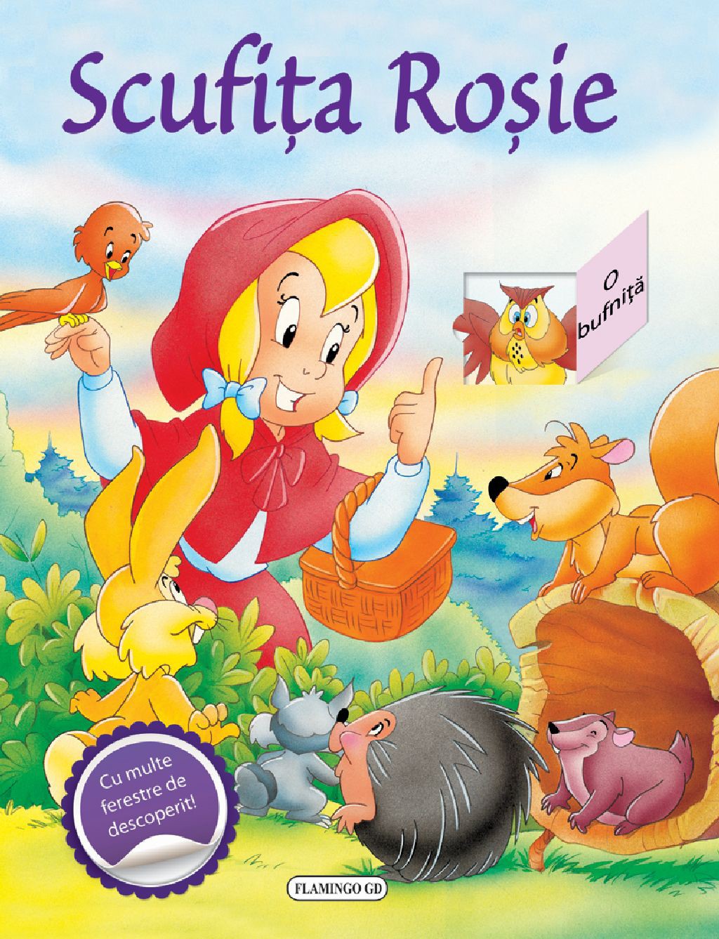 Scufita Rosie (cu ferestre)