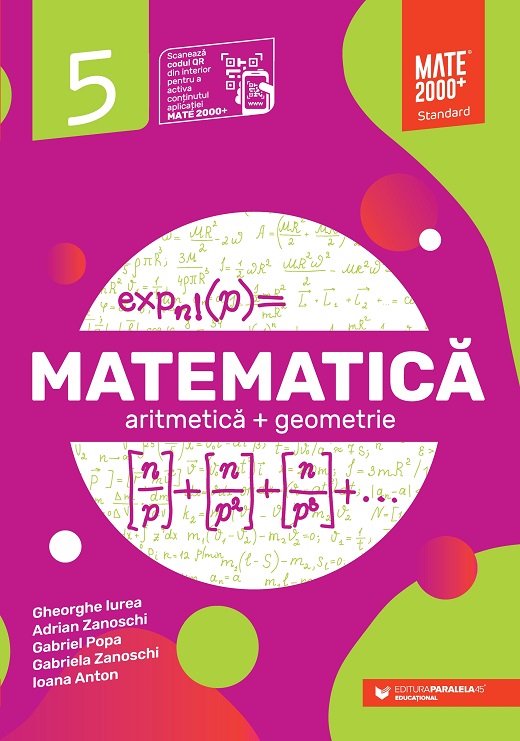 Matematică. Aritmetică, geometrie. Clasa a V-a. Standard