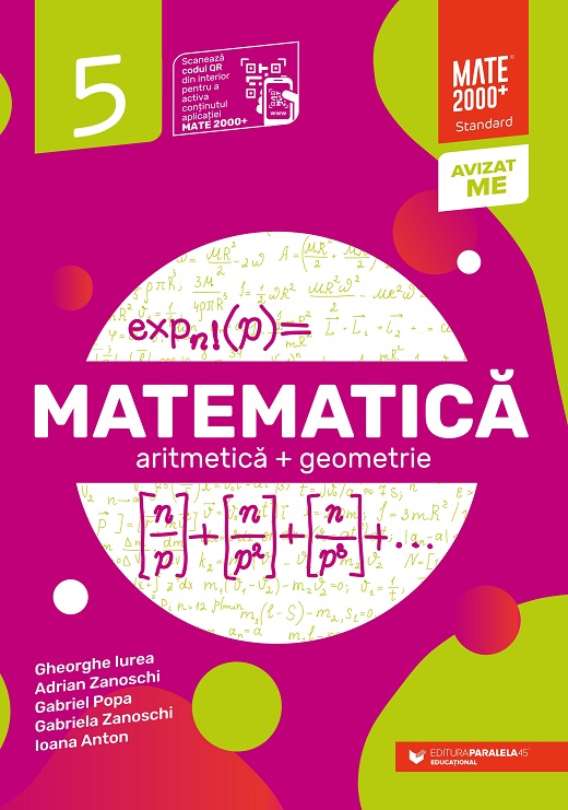 Matematică. Aritmetică, geometrie. Clasa a V-a. Standard