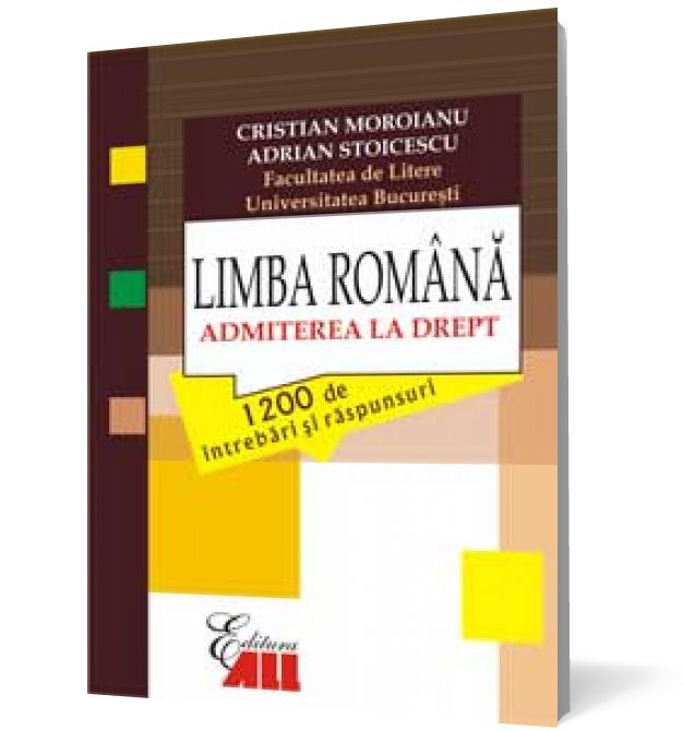 Limba romana. Admiterea la drept