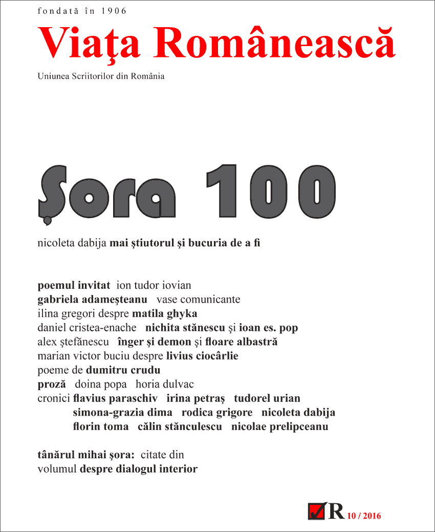 Viata Romaneasca 10 / 2016