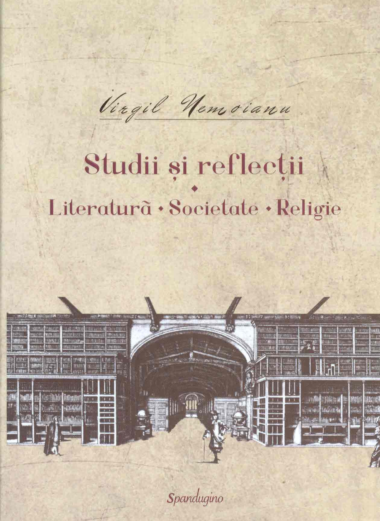 Studii si reflectii. Literatura. Societate. Religie