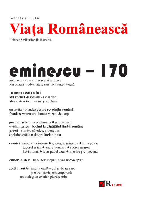 Revista Viata Romaneasca nr.1/2020