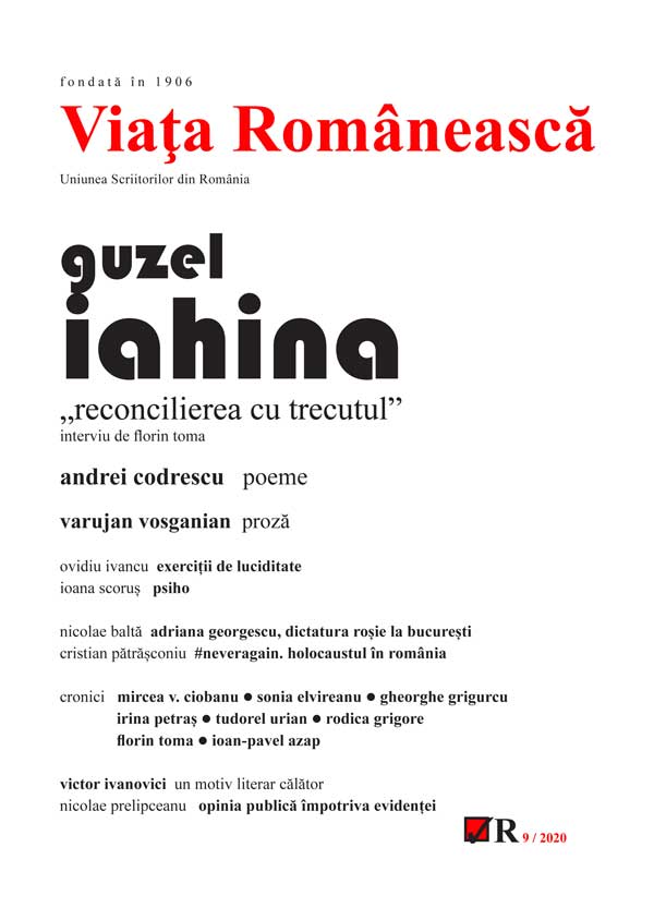 Revista "Viata Romaneasca" nr. 9 (septembrie 2020)